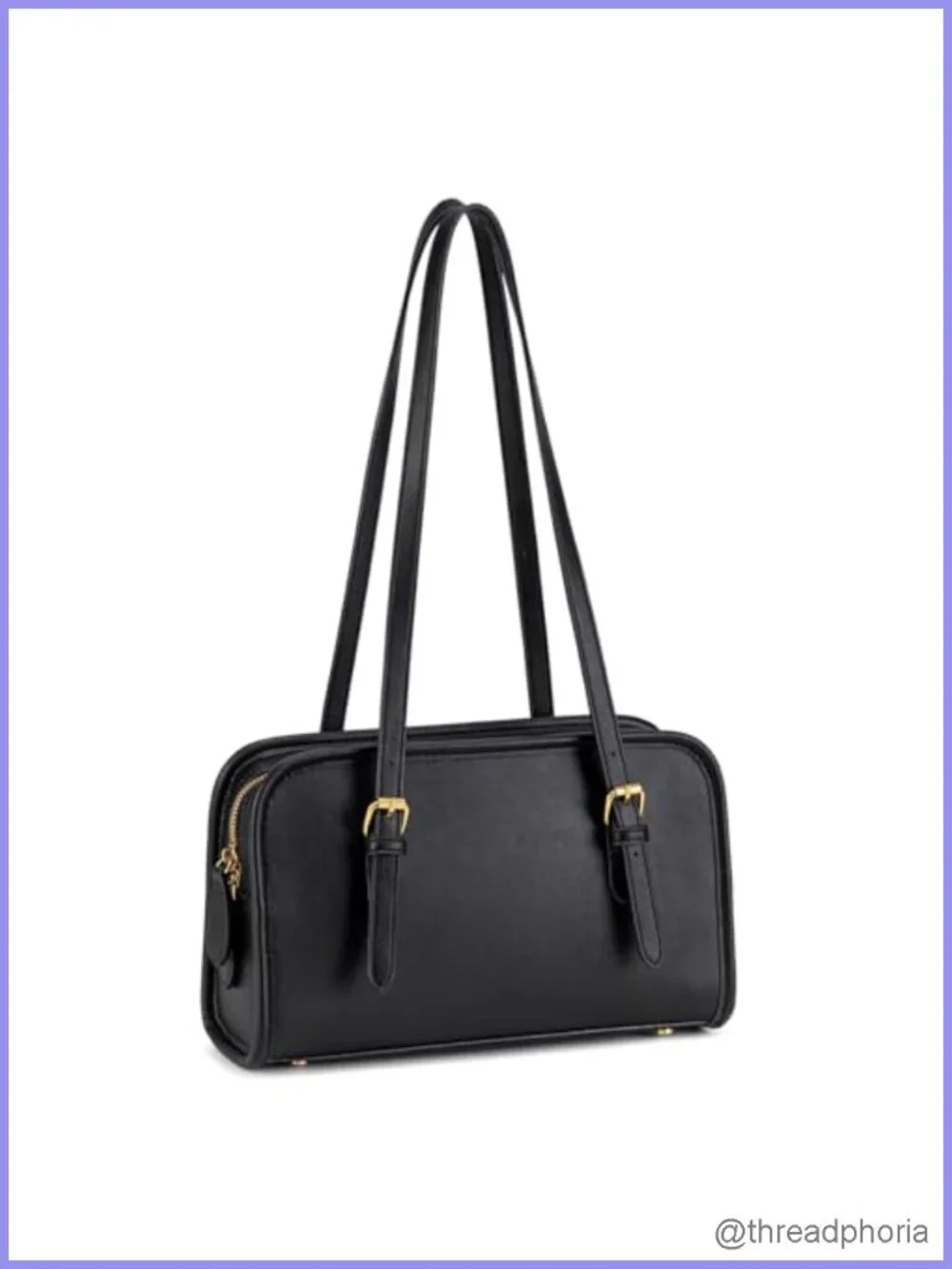 Vintage Faux Leather Hobo Bag with Adjustable Strap | Women's Compact Shoulder